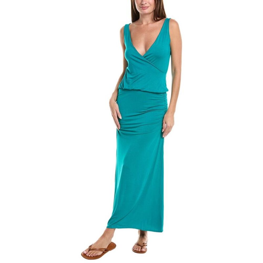 Saha Womens  Cove-Up Maxi Dress, Blue